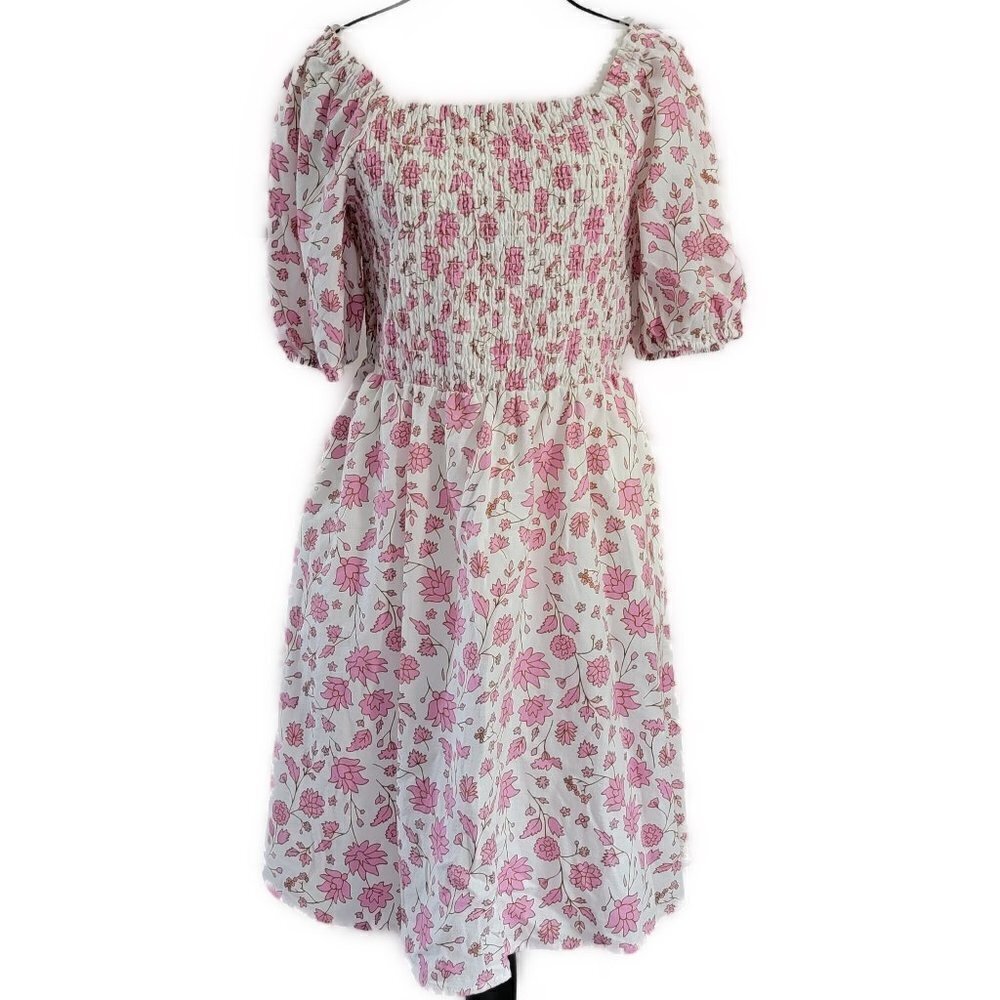 Floral Smocked Summer dress - size S